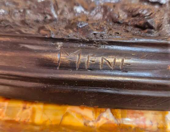 19th Century Statue of a Greyhound in Bronze in the Style of Pierre-Jules M&ecirc;ne Bronce 19th century - photo 6