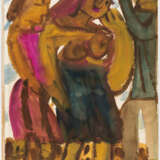 Hap Grieshaber. Figürliche Szene mit Bläser - photo 2