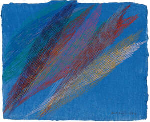 Piero Dorazio. Ohne Titel (Blau)