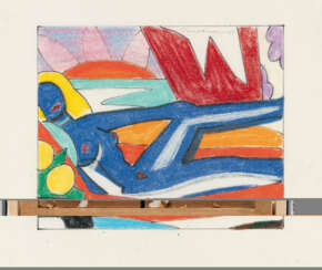 Tom Wesselmann. Study for Sunset Nude (Miami Variation)
