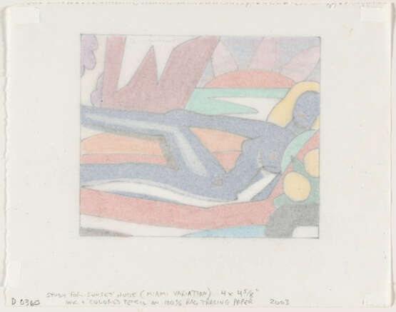 Tom Wesselmann. Study for Sunset Nude (Miami Variation) - photo 3