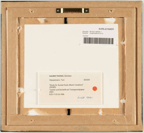 Tom Wesselmann. Study for Sunset Nude (Miami Variation) - photo 5