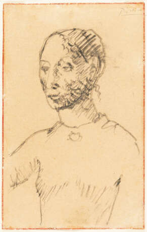 Pablo Picasso. Recto: Buste de femme (buste de Gosolane)- verso: Femme nue debout - photo 2