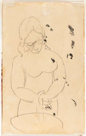 Pablo Picasso. Recto: Buste de femme (buste de Gosolane)- verso: Femme nue debout - photo 3