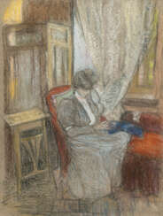 Mikhail Larionov. Femme brodant