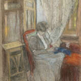 Mikhail Larionov. Femme brodant - Foto 1