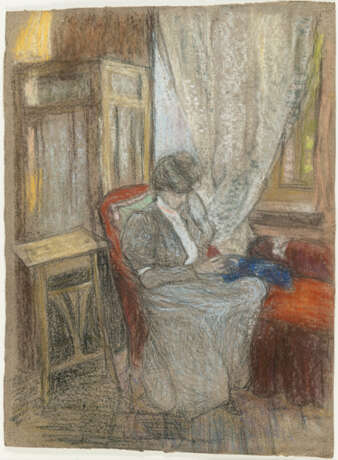 Mikhail Larionov. Femme brodant - Foto 2