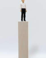 Stephan Balkenhol. Man with black trousers