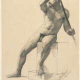 Gustav Klimt. Seated male nude with staff - photo 2