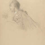 Gustav Klimt. Study of a girl in profile facing left - photo 1