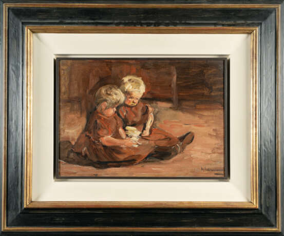 Max Liebermann. Children playing in a barn - photo 4