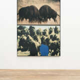 John Baldessari. Two Bison/Group of Bison (with blue shape) - фото 6
