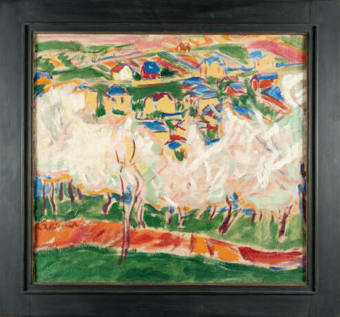 Ernst Ludwig Kirchner. Recto: Landscape with white blossoming trees - Verso: Acrobatic dancer - фото 4 Ernst Ludwig Kirchner. Recto: Landscape with white blossoming trees - Verso: Acrobatic dancer - фото 4