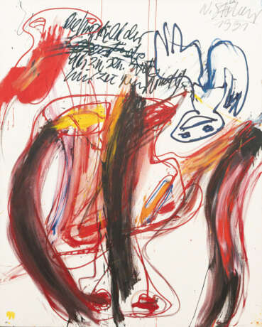 Walter Stöhrer. "Die Ungeduld der Gegenstände, das zu sein, was wir fürchten zu tun" (The impatience of objects to be what we want to do) - photo 1