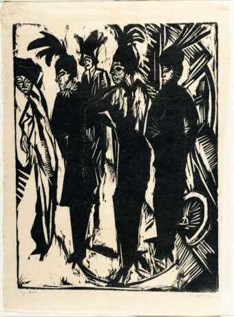 Ernst Ludwig Kirchner. Fünf Kokotten auf der Straße - Foto 2