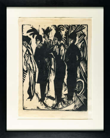Ernst Ludwig Kirchner. Fünf Kokotten auf der Straße - Foto 4