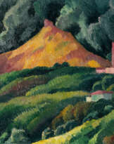 Adolf Erbslöh. Gewitterlandschaft („Desenberg im Gewitter“)