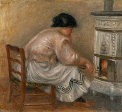 Pierre-Auguste Renoir. Femme au Coin du Poêle - Foto 1 Pierre-Auguste Renoir. Femme au Coin du Poêle - Foto 1