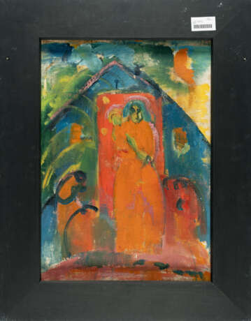 Hermann Stenner. Recto: Brickworks - Verso: Standing Madonna - photo 2 Hermann Stenner. Recto: Brickworks - Verso: Standing Madonna - photo 2