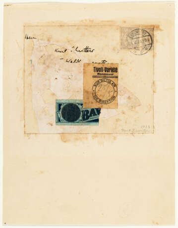 Kurt Schwitters. "Merzzeichnung Bloomfield" (Tivoli-Variété Hanover) - photo 5