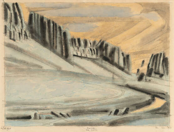 Lyonel Feininger. "Braunlage, Harz Mountains" - photo 1 Lyonel Feininger. "Braunlage, Harz Mountains" - photo 1