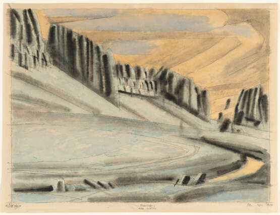 Lyonel Feininger. "Braunlage, Harz Mountains" - photo 2 Lyonel Feininger. "Braunlage, Harz Mountains" - photo 2