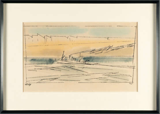 Lyonel Feininger. "Freighter II" - photo 4 Lyonel Feininger. "Freighter II" - photo 4