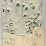 Oskar Moll. Snowy landscape with red bridge - photo 4