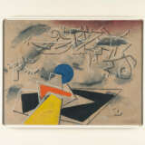 Willi Baumeister. „Relief-Bild mit blauem Kreis“ (Relief picture with blue circle) - photo 4