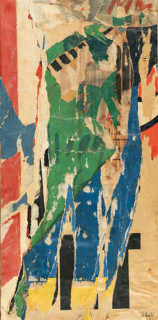 Jacques Villeglé. „Rue Toricelli - Fenêtre au palmier“ - Foto 2