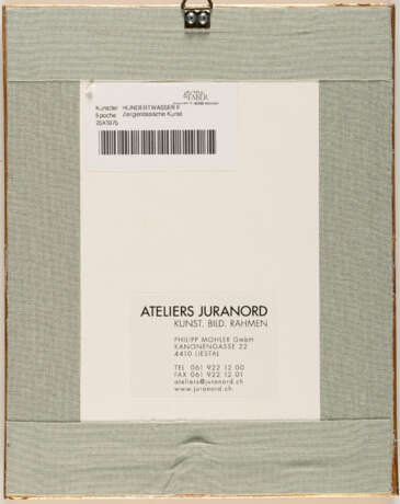 Friedensreich Hundertwasser. Japanese watercolour to Carl László - photo 3