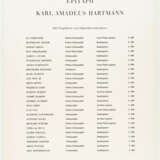 Konvolute. Epitaph for Karl Amadeus Hartmann - фото 8