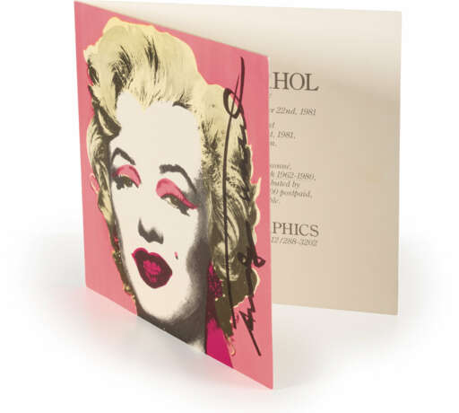 Andy Warhol. Marilyn (invitation card) - photo 4