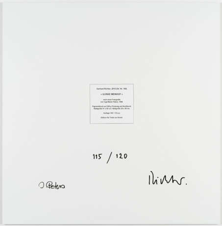 Gerhard Richter. Ulrike Meinhof - фото 3 Gerhard Richter. Ulrike Meinhof - фото 3