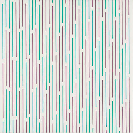 Horst Bartnig. 90 interruptions-strokes in 2 colours - photo 1