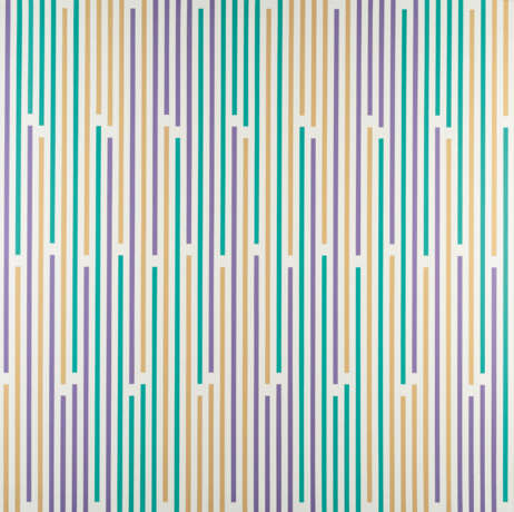 Horst Bartnig. „60 Unterbrechungen-Striche in 3 Farben (Violett, Gelb und Grün)“ (60 dotted lines in 3 colours (purple, yellow and green)) - фото 1