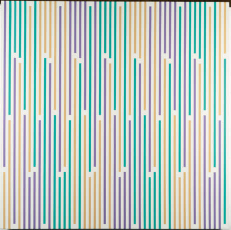 Horst Bartnig. „60 Unterbrechungen-Striche in 3 Farben (Violett, Gelb und Grün)“ (60 dotted lines in 3 colours (purple, yellow and green)) - фото 2