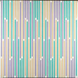 Horst Bartnig. „60 Unterbrechungen-Striche in 3 Farben (Violett, Gelb und Grün)“ (60 dotted lines in 3 colours (purple, yellow and green)) - фото 2