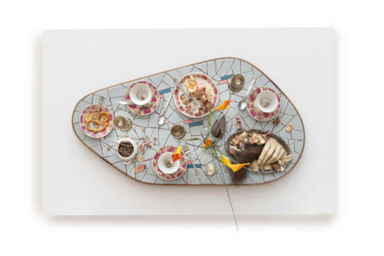 Daniel Spoerri. "Faux tableau piège, series mosaiques années 50 Vienna 2010-12" - фото 1