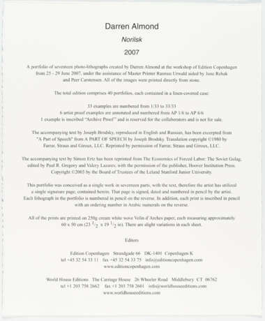 Darren Almond. Norilsk - photo 8