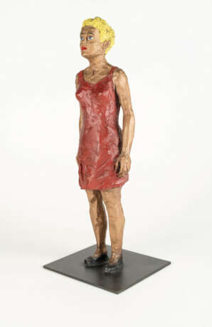 Stephan Balkenhol. Frau mit rotem KleidStephan Balkenhol. Woman with a red dress - фото 2