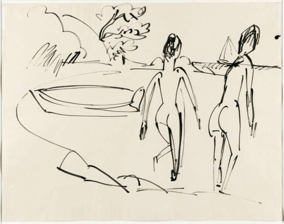 Ernst Ludwig Kirchner. Badende in Fehmarn Bucht - Foto 2