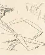 Produktkatalog. Ernst Ludwig Kirchner. Sitzende Fränzi mit Hut an Moritzburgersee