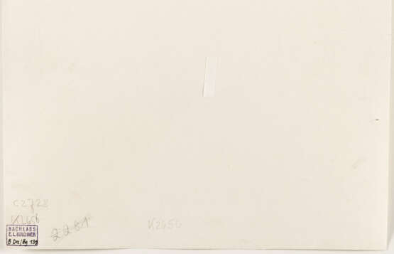 Ernst Ludwig Kirchner. Zwei Akte im Innenraum - Foto 3