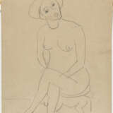 Ernst Ludwig Kirchner. Recto: Woman combing her hair and man with hand mirror - Verso: Sitting dodo on an African stool - photo 3