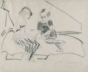 Erich Heckel. „Frau und Kind“ (Woman with child)