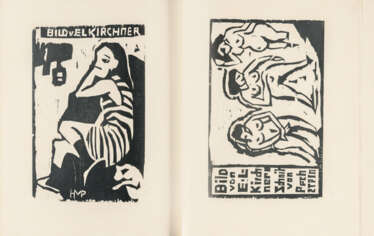 Mappenwerke und illustrierte Bücher. Catalogue for the exhibition of the K.G. "Brücke" in Galerie Arnold Dresden - Schloßstraße September 1910