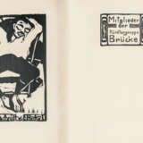 Mappenwerke und illustrierte Bücher. Catalogue for the exhibition of the K.G. "Brücke" in Galerie Arnold Dresden - Schloßstraße September 1910 - фото 2