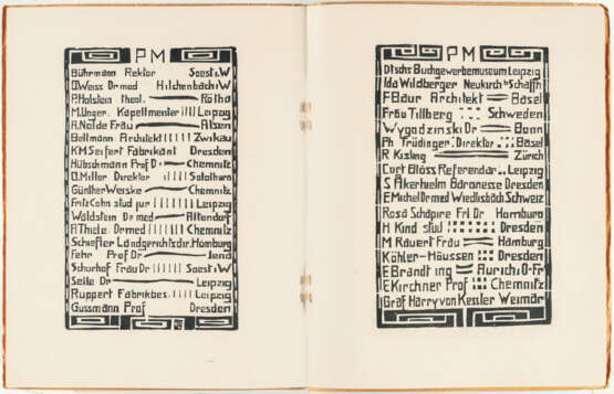Mappenwerke und illustrierte Bücher. Catalogue for the exhibition of the K.G. "Brücke" in Galerie Arnold Dresden - Schloßstraße September 1910 - фото 3