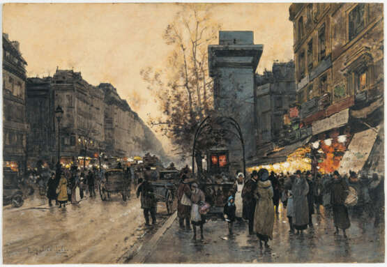 Eugène Galien-Laloue. Boulevard près de la Porte Saint-Denis - photo 2